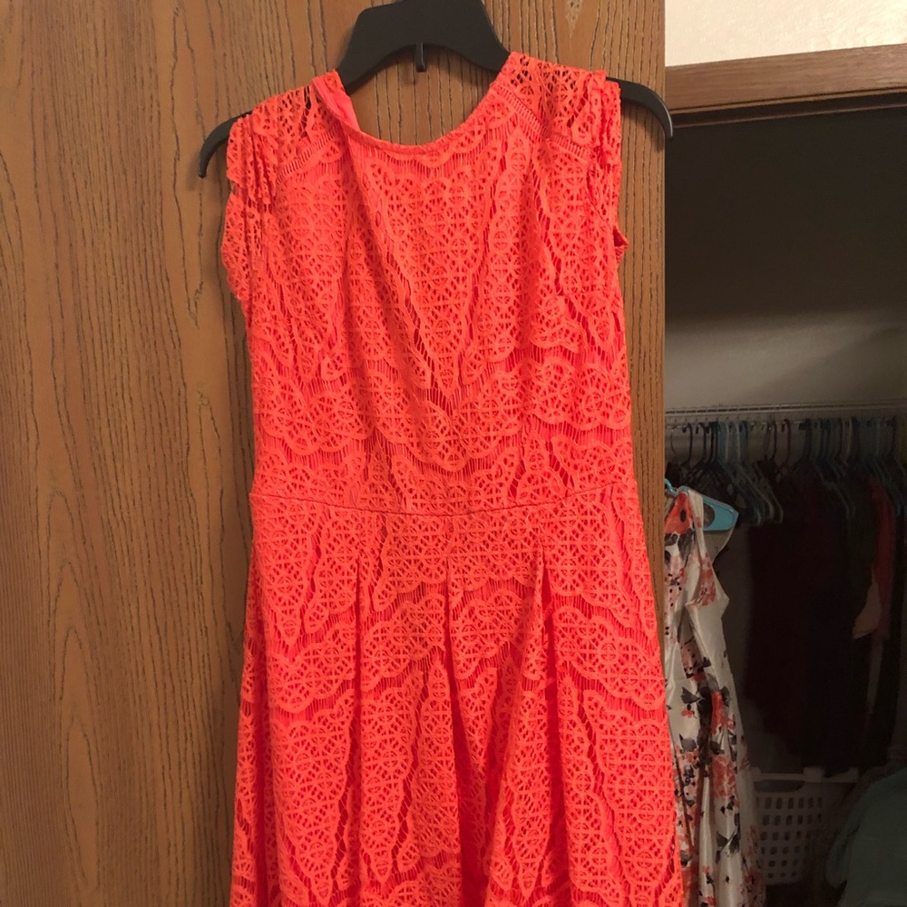 Pink Lace dress.